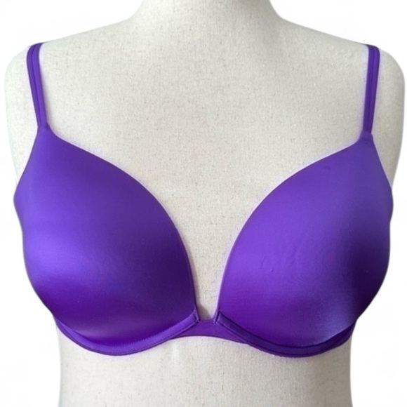 Victoria's Secret Other - Victoria’s Secret Purple Push-Up Underwire Bra NWT Adjustable Straps size 36DD